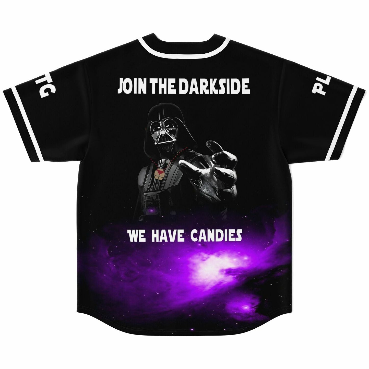 Black Darth Vader Rave Baseball Jersey