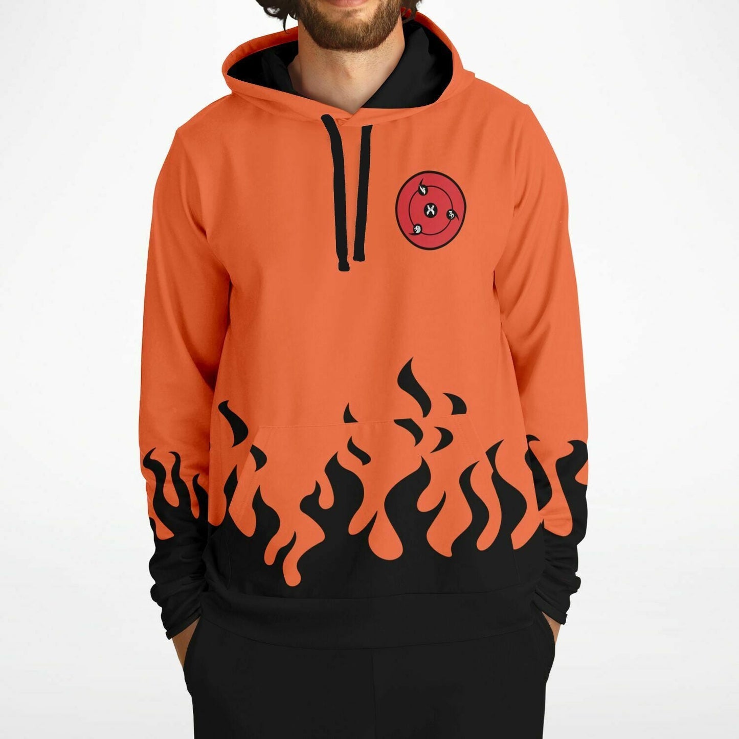 Orange Hokage Anime Cloak Rave Hoodie