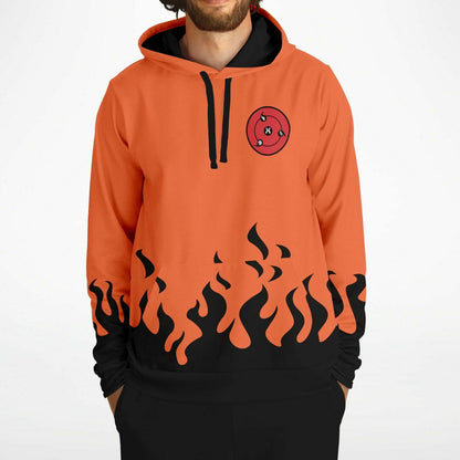 Orange Hokage Anime Cloak Rave Hoodie