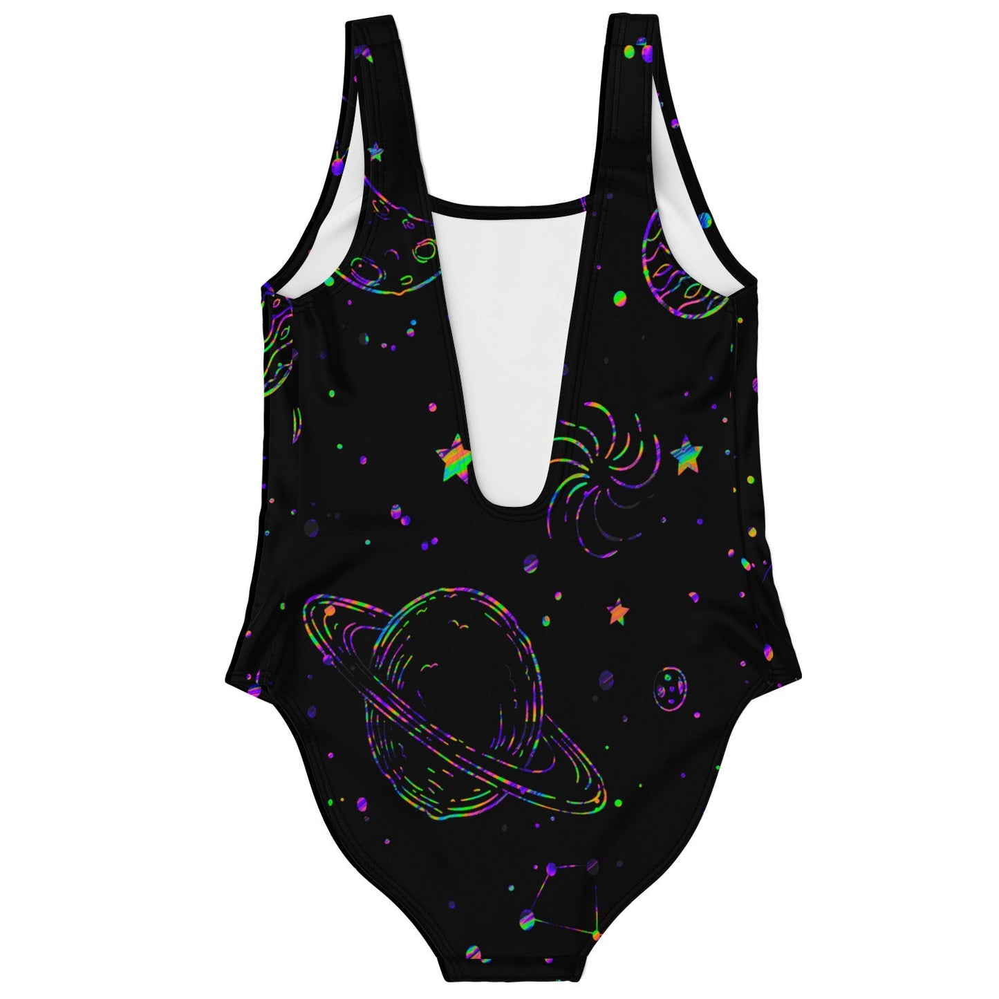 Black Outer Space Rave Swimsuit