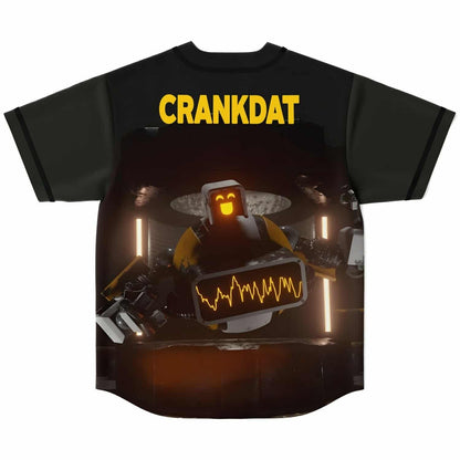 Crankdat Dark Charcoal Gear Rave Baseball Jersey