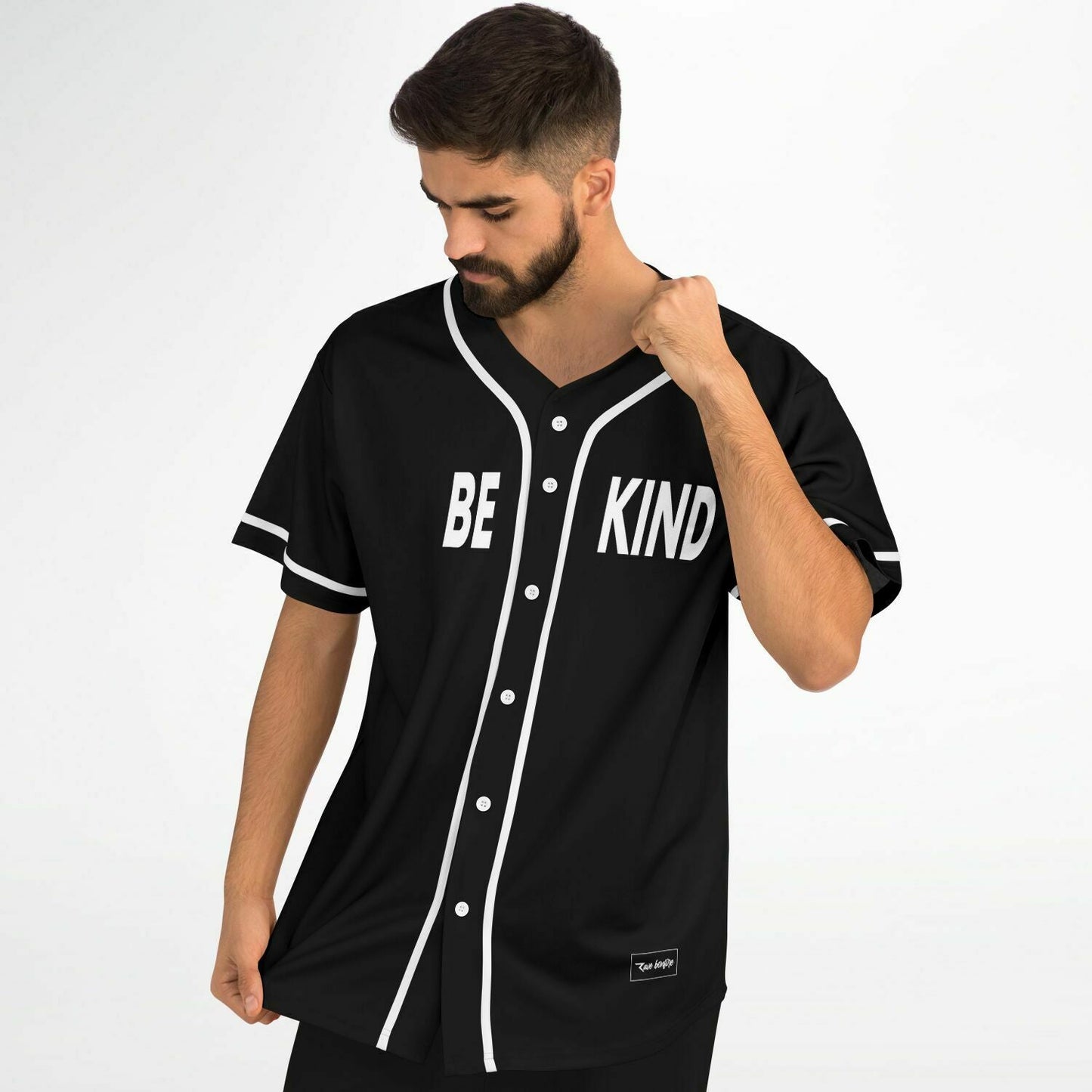 Black Positive Affirmation Rave Baseball Jersey