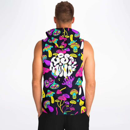 Acid Mushrooms  Sleeveless Hoodie