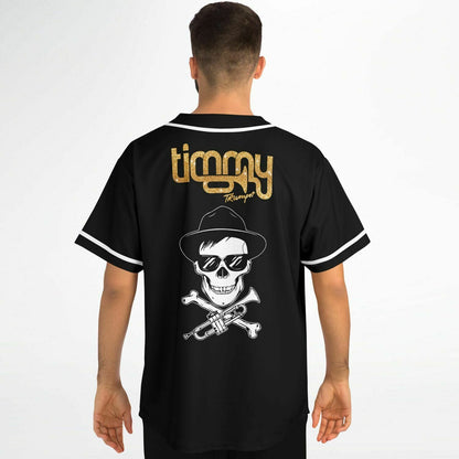 Timmy Trumpet Black Gold Script Rave Baseball Jersey
