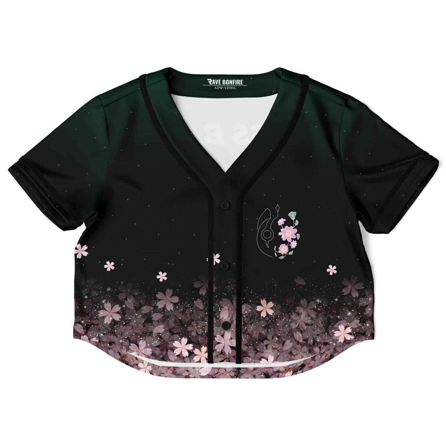 Bass Babe Cropped Baseball Jersey V2