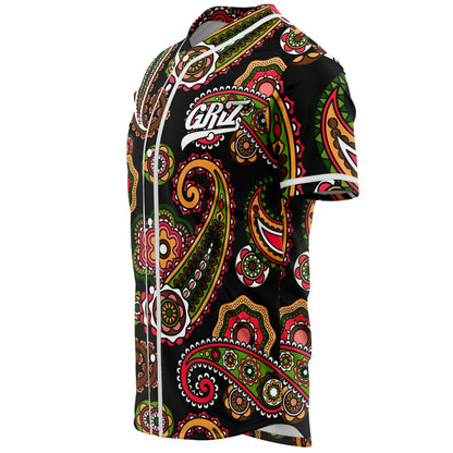GRiZ Black Bandana Rave Baseball Jersey
