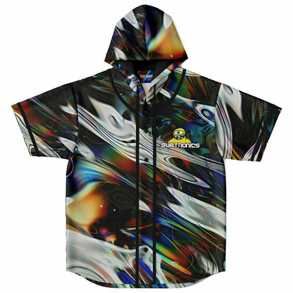 Subtronics Glitchy Liquid Rave Hooded Baseball Jersey