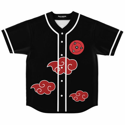 Black Naruto Akatsuki Rave Baseball Jersey