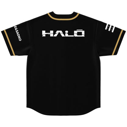 DubVision Black Plain Panels Rave Baseball Jersey