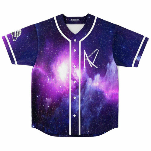 Kaivon Purple Cosmic Galaxy Rave Baseball Jersey