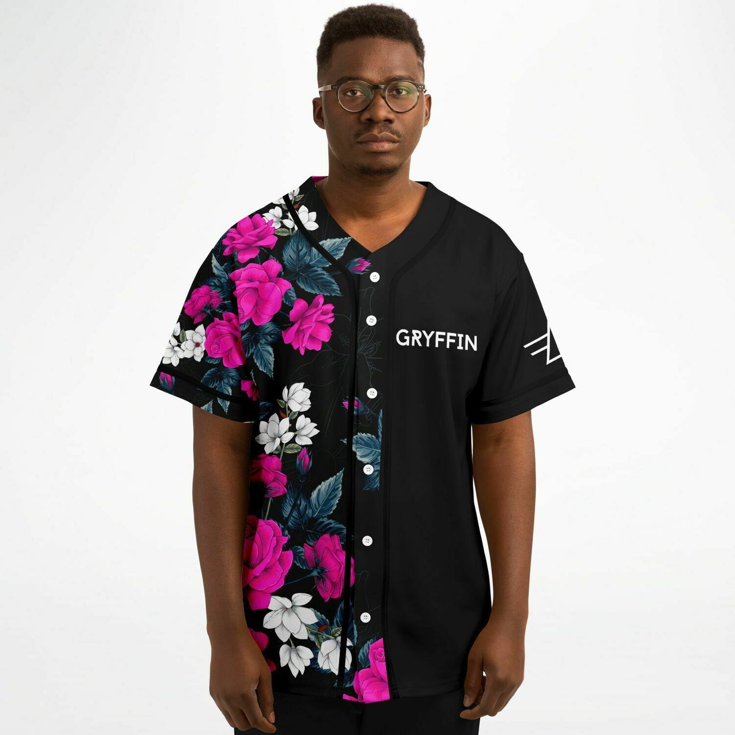 Gryffin Black Split Rave Baseball Jersey