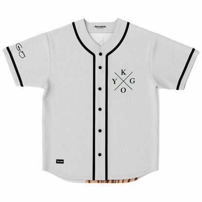 Kygo White Cross Rave Baseball Jersey
