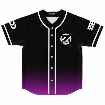 Zedd Black Purple Circular White Rave Baseball Jersey