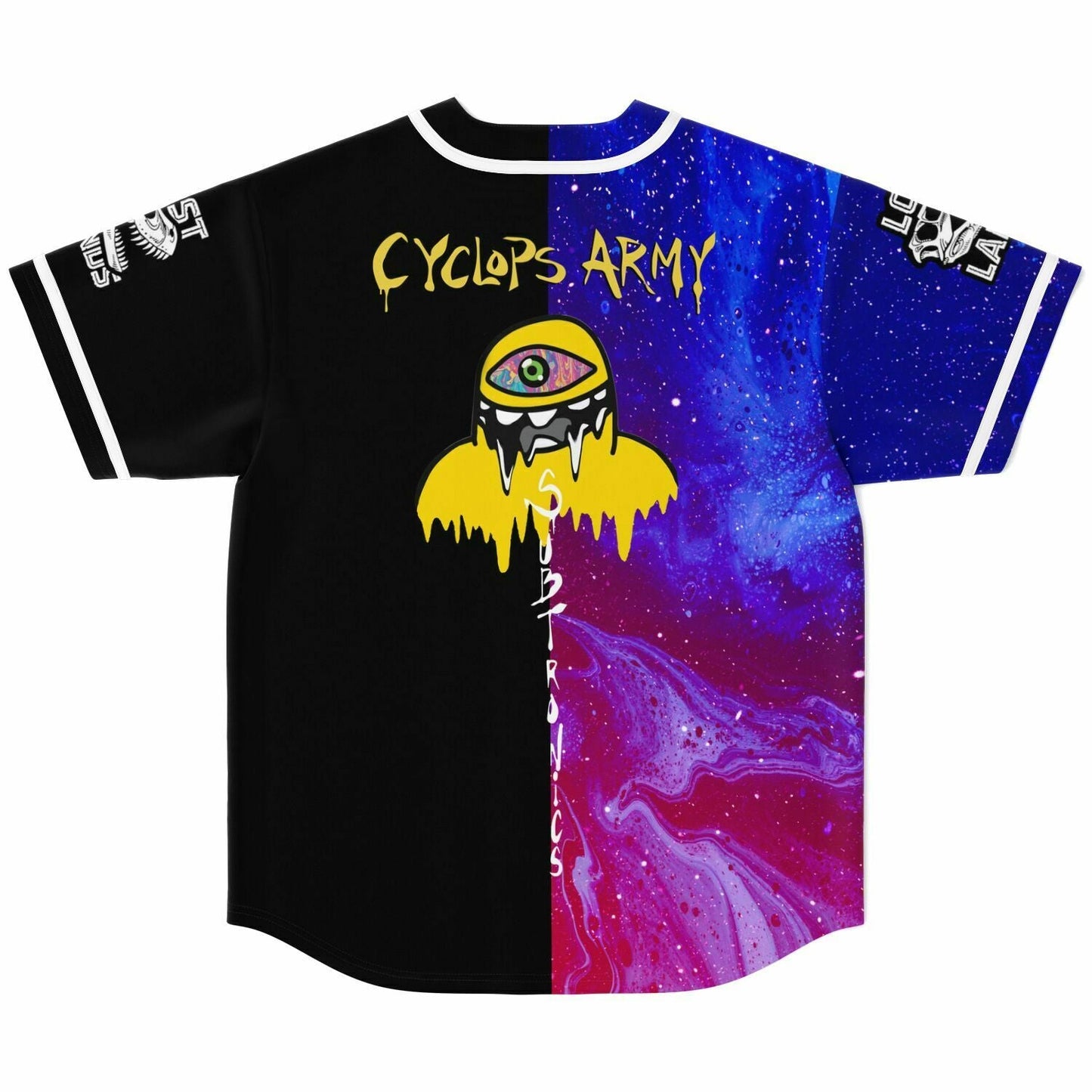 Subtronics Split Galaxy Nebula Rave Baseball Jersey