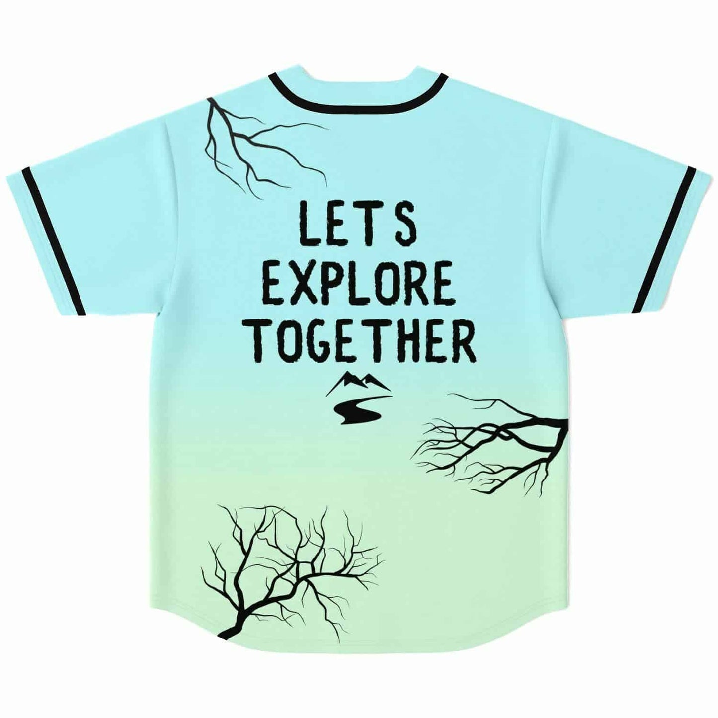 Philtered Light Sky Bare Tree Rave Baseball Jersey