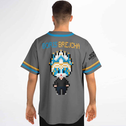 Boris Brejcha Grey Black Joker Rave Baseball Jersey