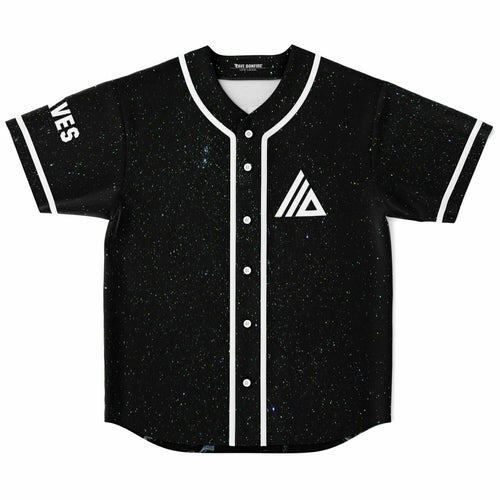 ATLIENS Black Starfield Cosmic Starry Rave Baseball Jersey