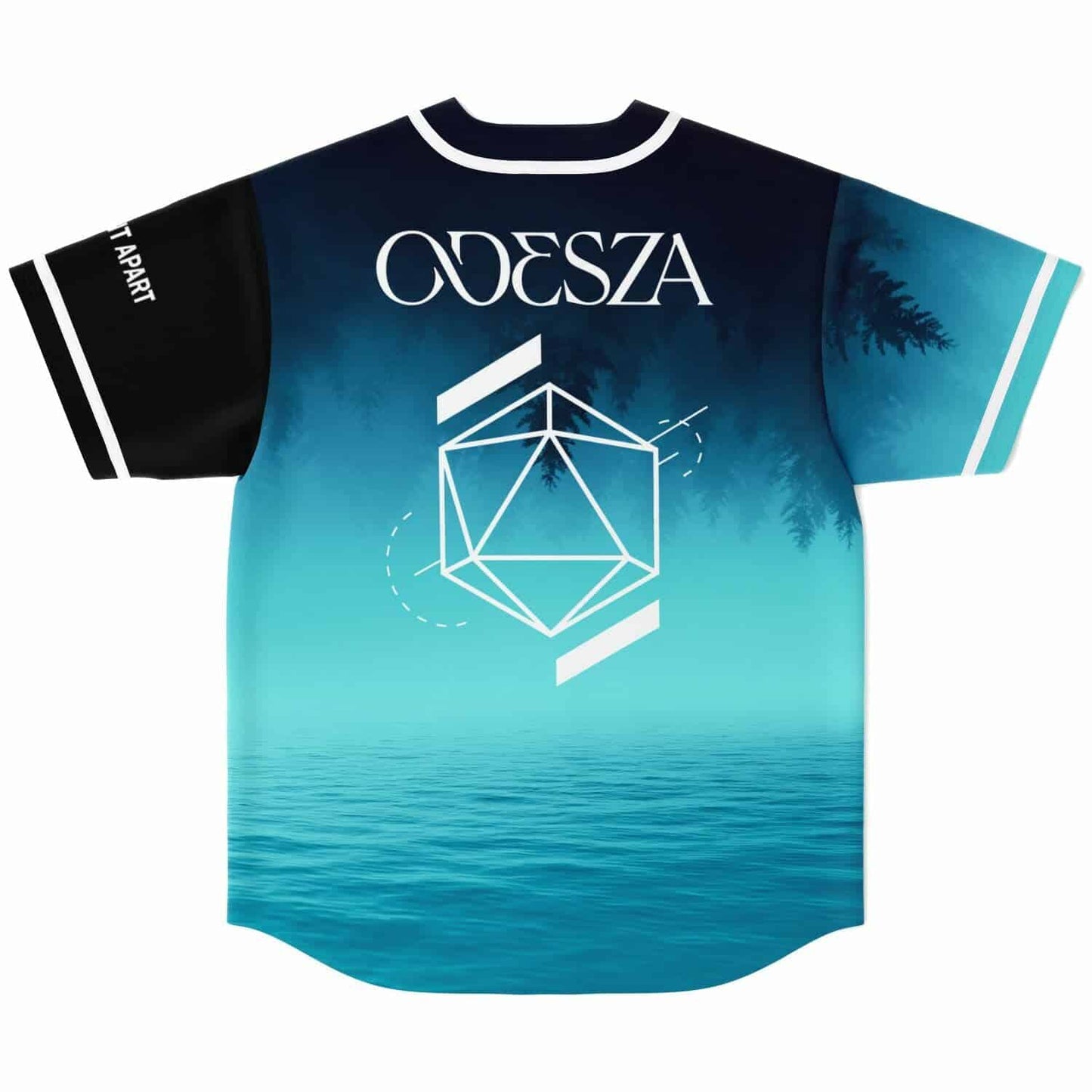ODESZA Black Paired Split — Rave Baseball Jersey