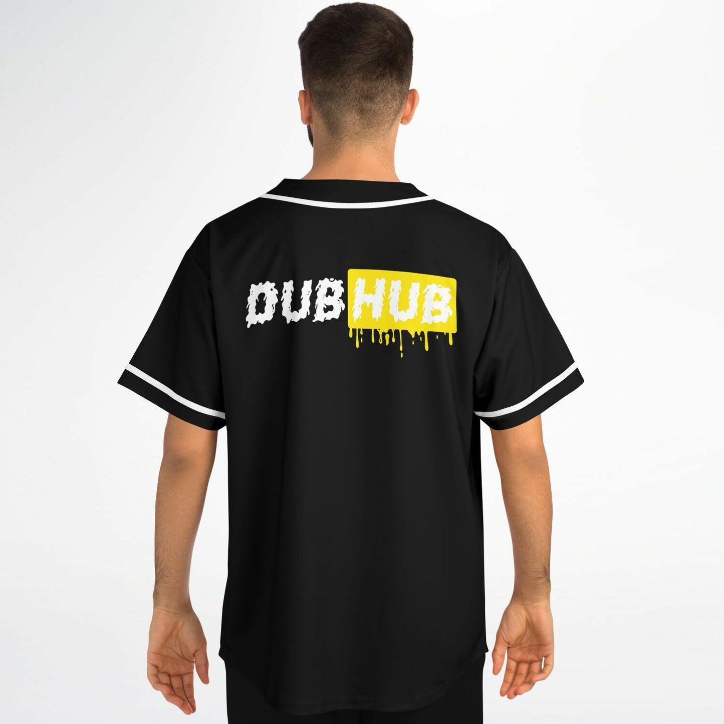 Black Dripping Box Rave Baseball Jersey