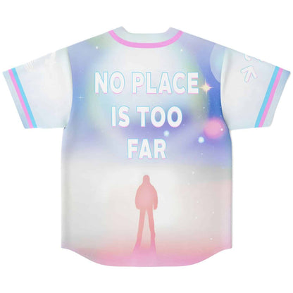 Pastel Dreamy Ethereal Cloudy Rave Baseball Jersey