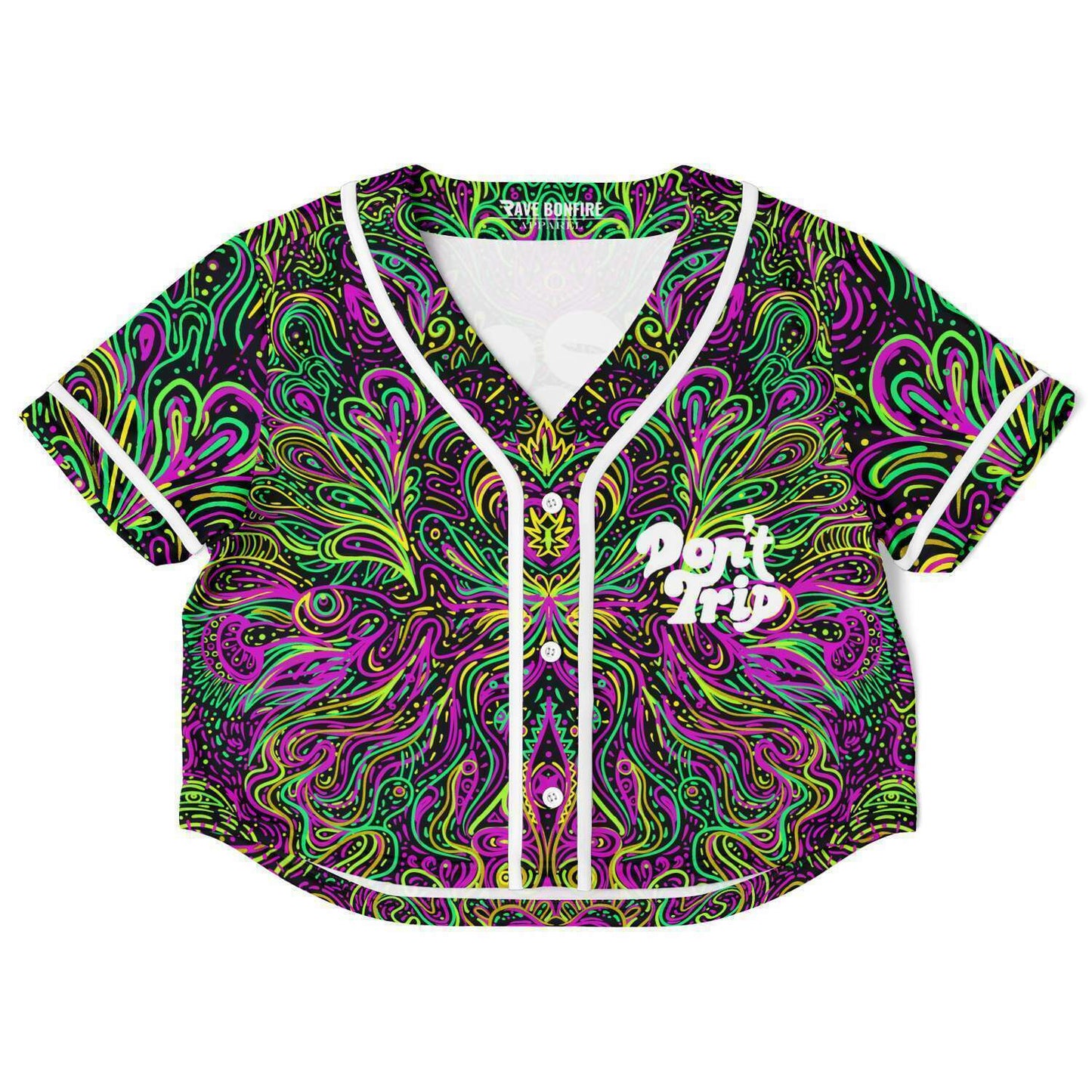Lost my mind Cropped Rave Top