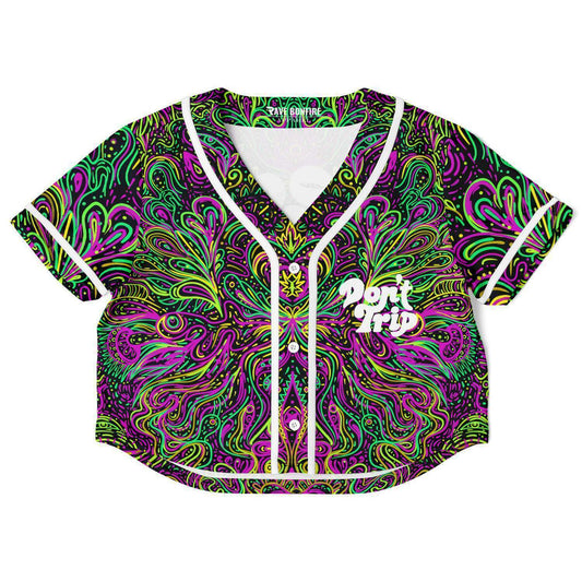 Lost my mind Cropped Rave Top