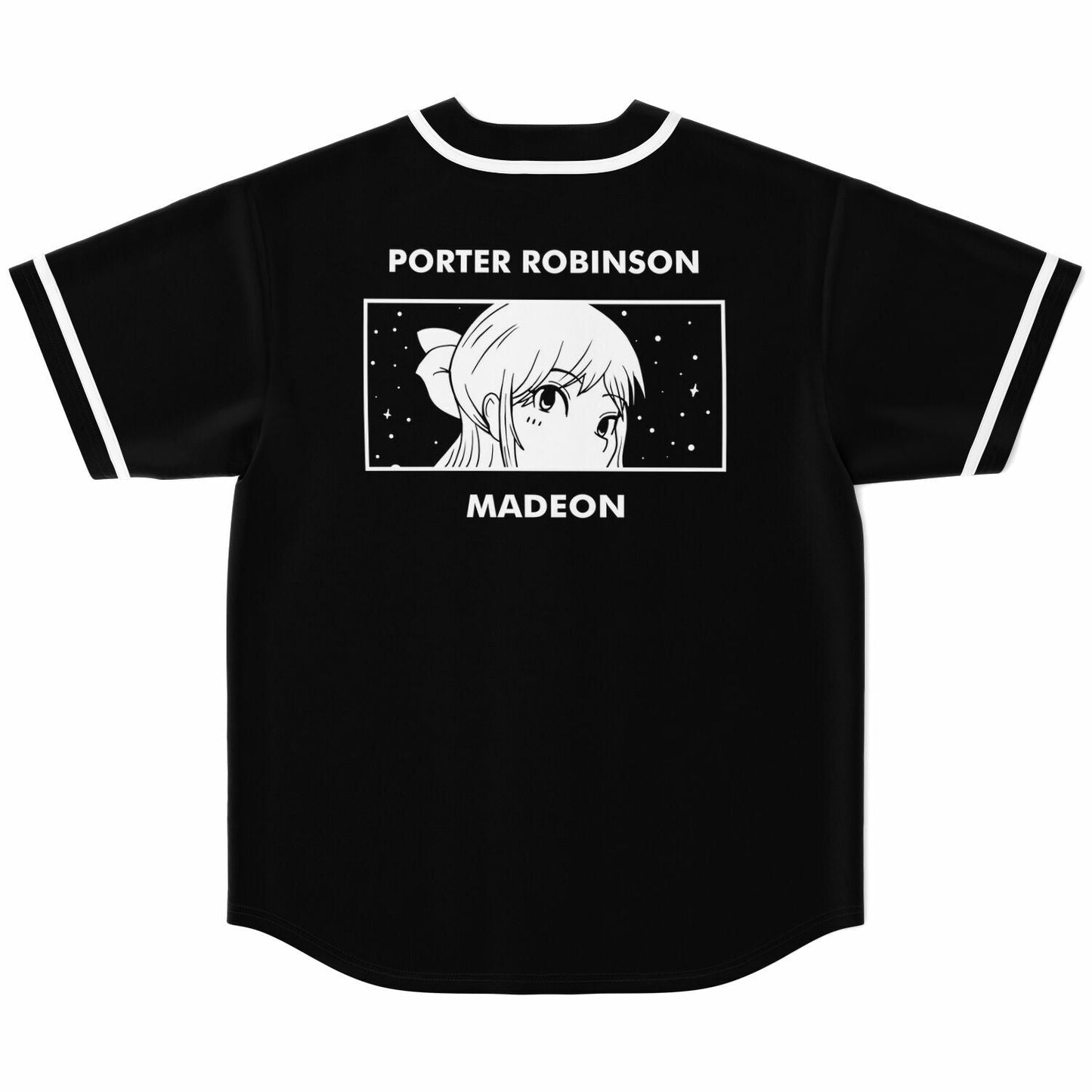 Porter Robinson Black White Rave Baseball Jersey