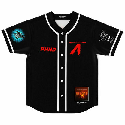 Audien Black Progressive House Rave Baseball Jersey