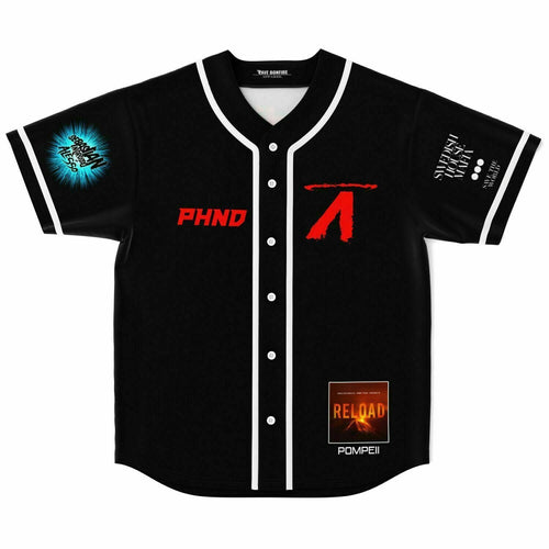 Audien Black Progressive House Rave Baseball Jersey