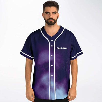 Polarity Dark Navy Cosmic Nebula Rave Baseball Jersey