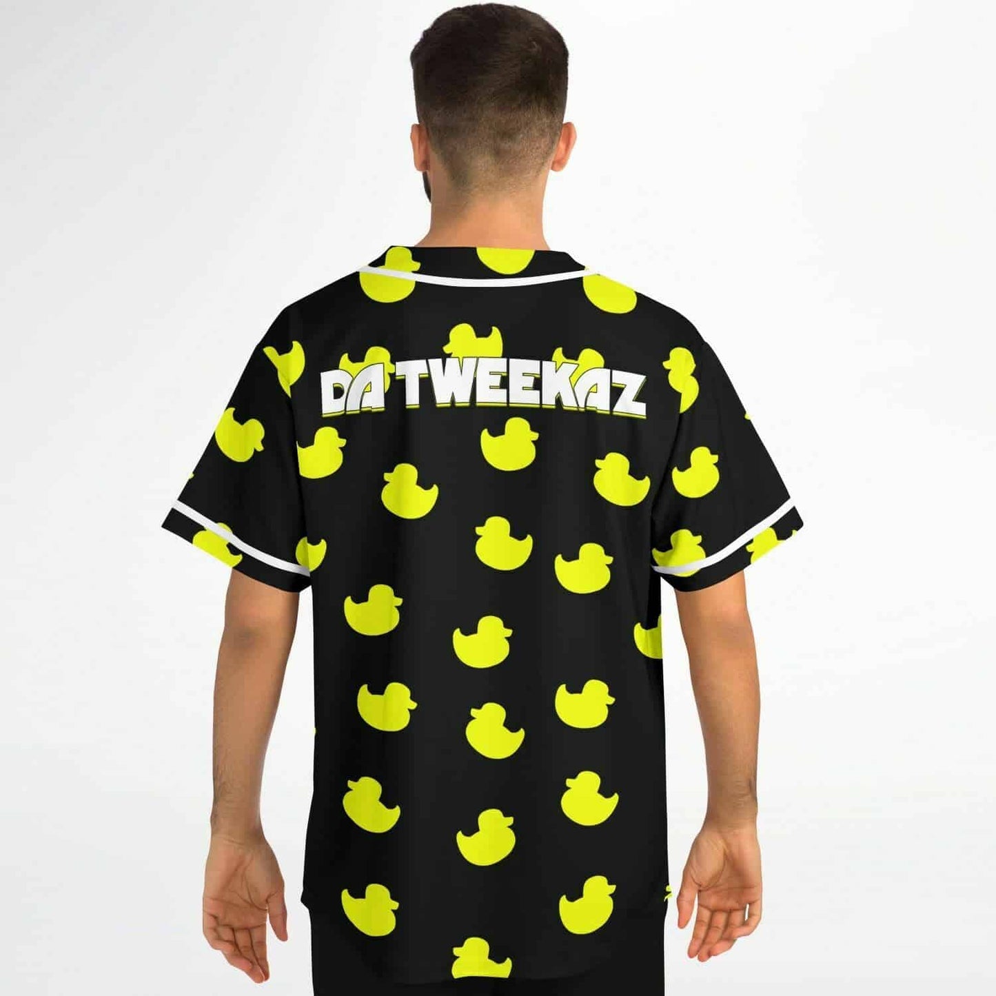 Da Tweekaz Black Rubber Duck Rave Baseball Jersey