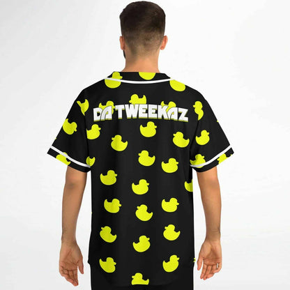 Da Tweekaz Black Rubber Duck Rave Baseball Jersey