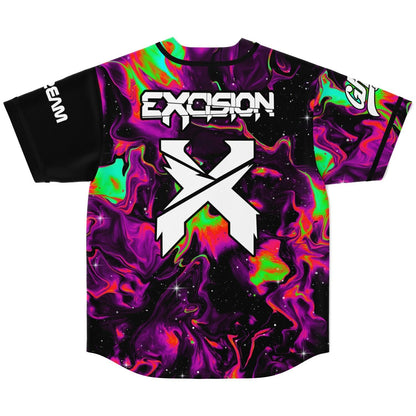 Excision Black Half Rave Baseball Jersey