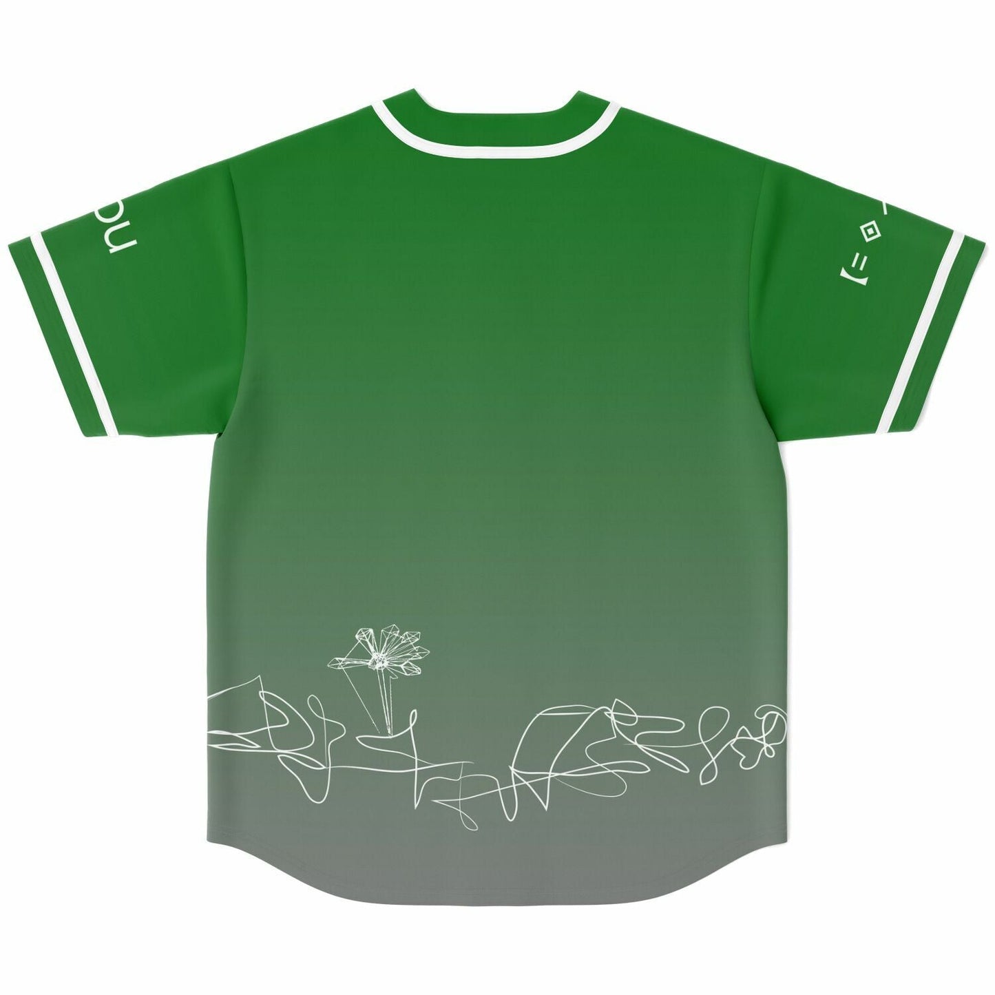 Porter Robinson Green Grey Minimalist White Rave Baseball Jersey