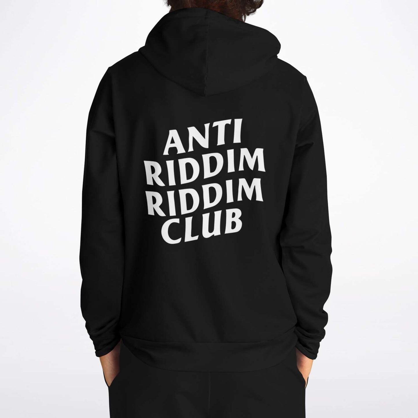 Anti Riddim Riddim Club Black Rave Hoodie