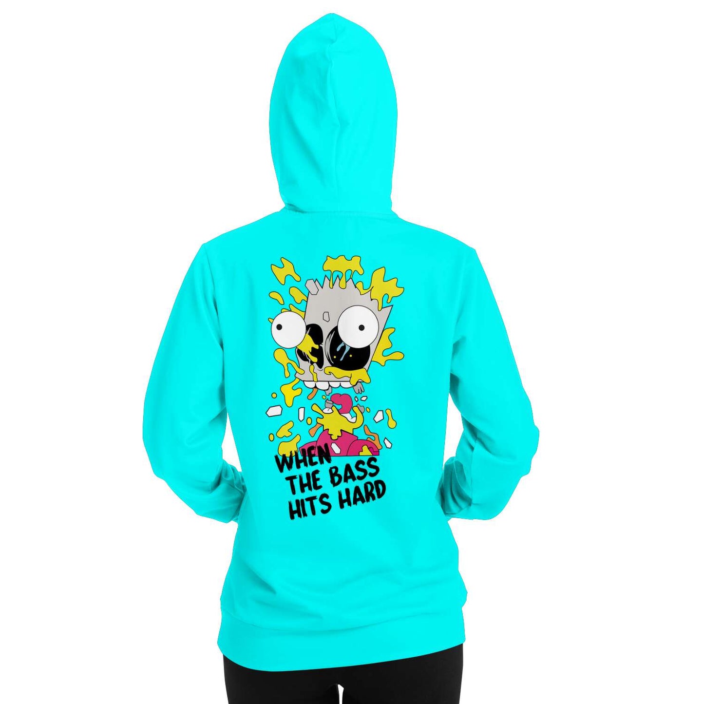 Simpson when the bass hits hard d’oh! hoodie