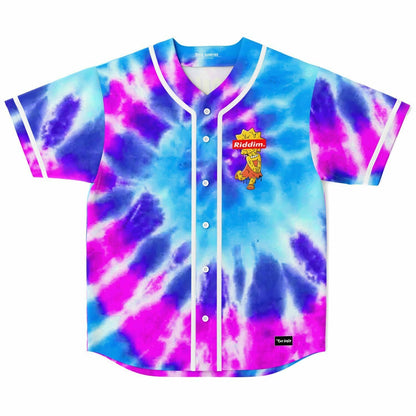 Blue Dripping Rave Baseball Jersey