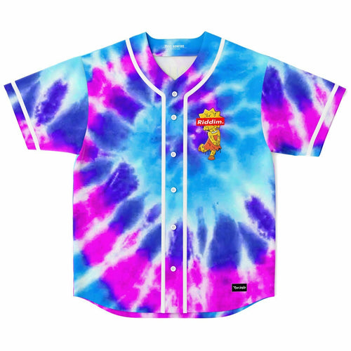 Blue Dripping Rave Baseball Jersey