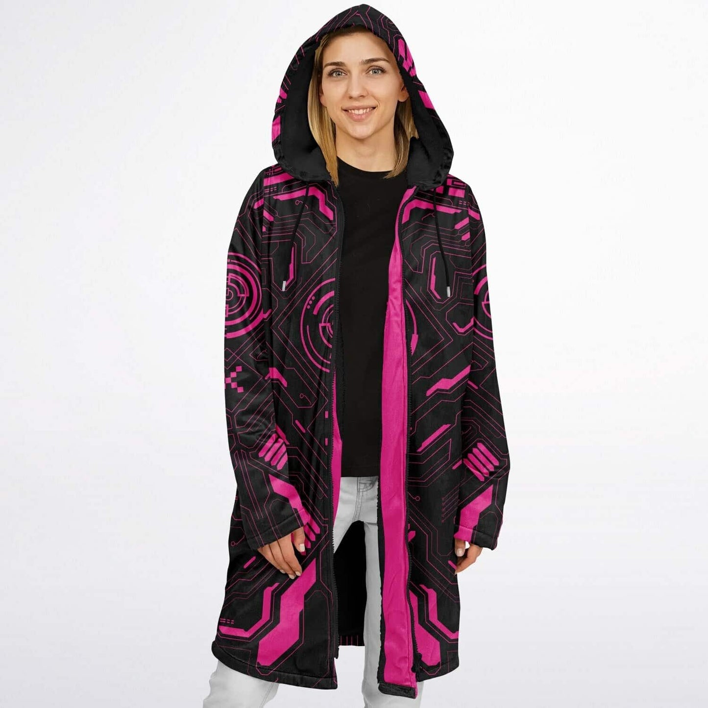 Excision Black Cyber Rave Cloak