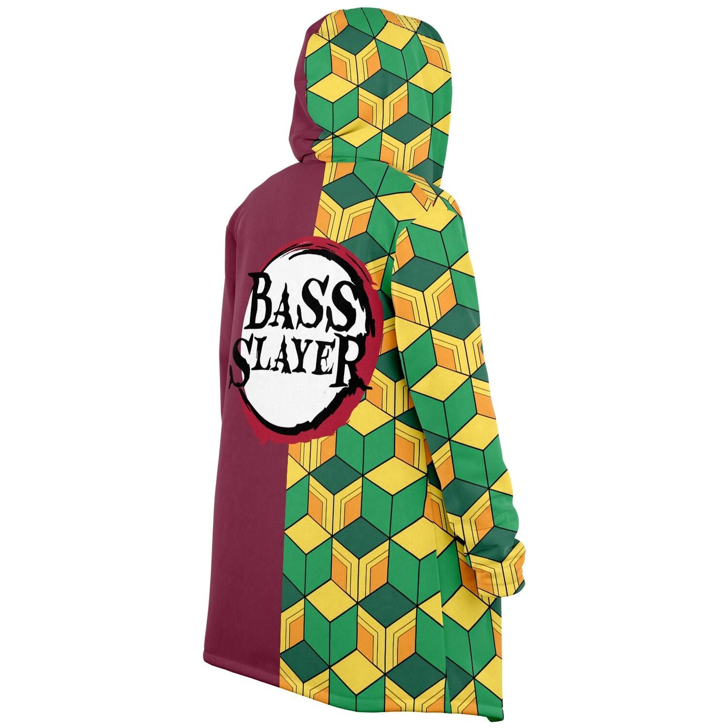 Split Green Rave Cloak
