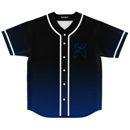 Excision Black Royal Crossed Blades Rave Baseball Jersey