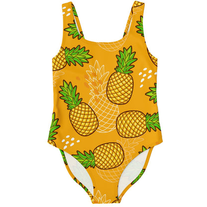 Orange Pineapples Rave Swimsuit