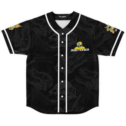 Subtronics Black Dinosaur Rave Baseball Jersey