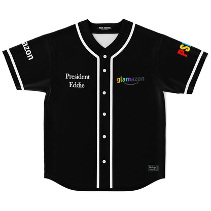 Black ‘Glamazon’ Logo Rave Baseball Jersey
