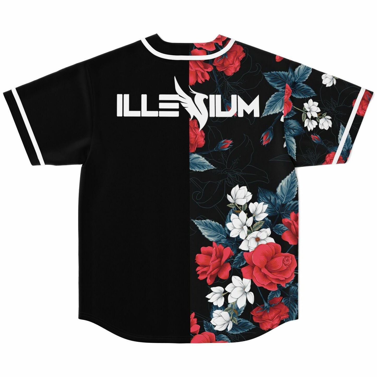 Illenium Black Split Rave Baseball Jersey