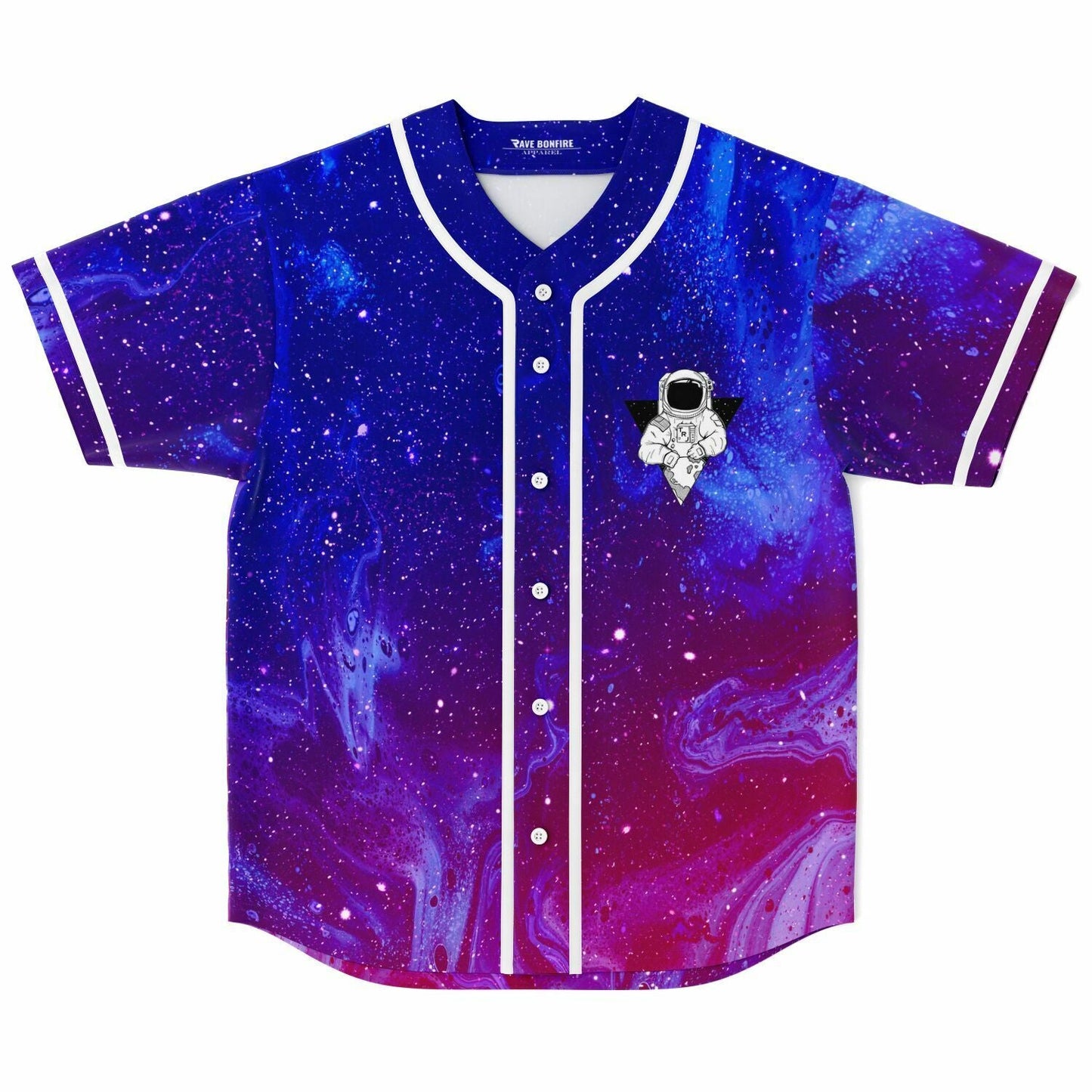 Blue Vivid Purple Rave Baseball Jersey