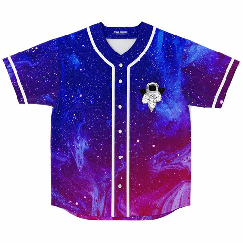 Blue Vivid Purple Rave Baseball Jersey