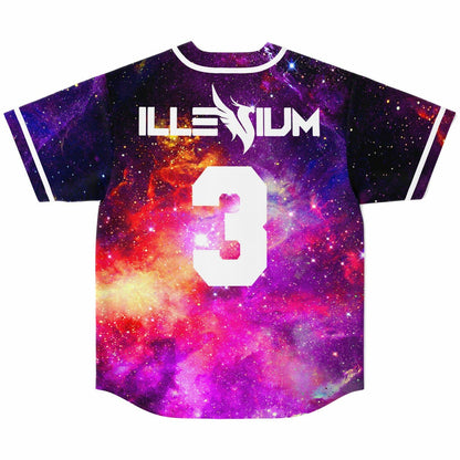 Illenium Purple Cosmic Galaxy Rave Baseball Jersey