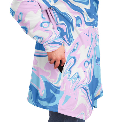 Pastel Baby Liquid Marble Rave Cloak