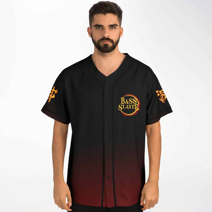 Black Deep Anime Battle Rave Baseball Jersey